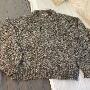 Madewell sweater with cutout details